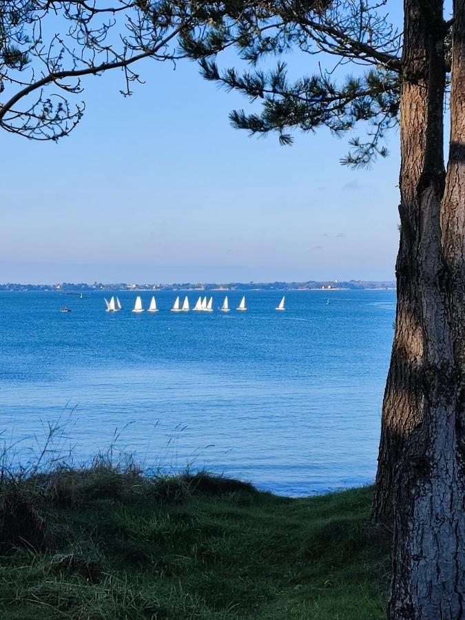 Le 3 Appartement Vue Mer Avec Jardin 100M De La Plage Et De La Thalasso Конкарно Экстерьер фото